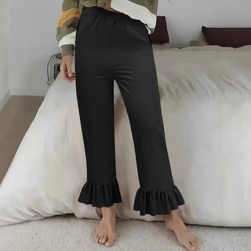 Ladies Cozy Culotte with Ruffle Finish Amarae