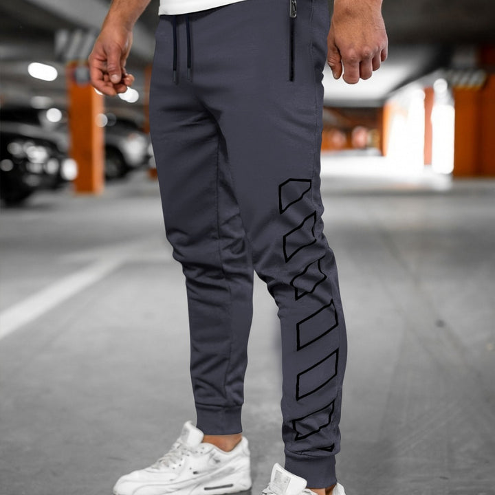 Functional sports pants for men with zippered pockets on the sides and a modern design Lune London