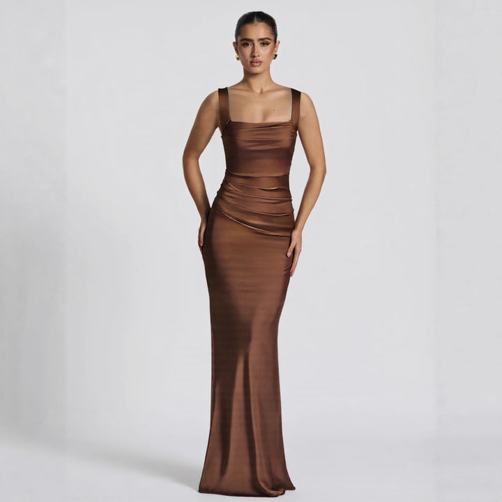 Women's Long Sleeve Evening Dress Lune London
