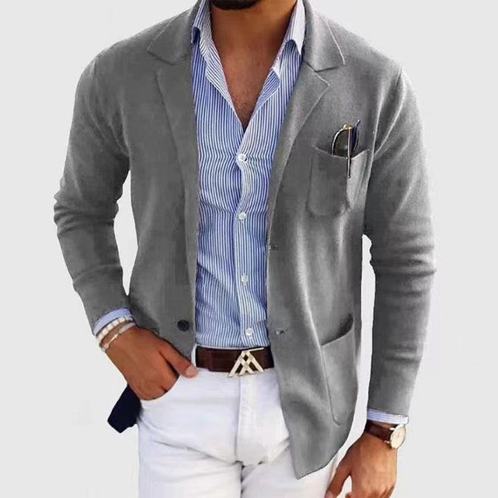 Amarae Elegant Knit Jacket for Men