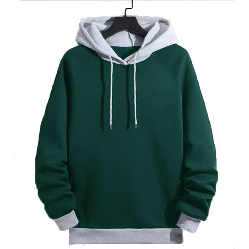 Men's casual hoodie with contrast sleeves Amarae