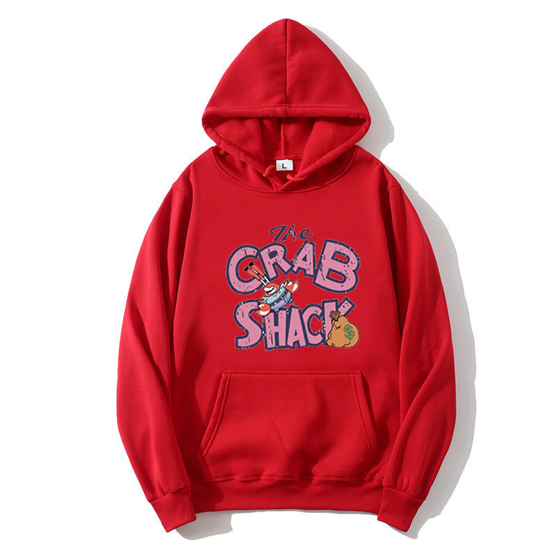 Women's hoodie with creative crab motif Chic & Style