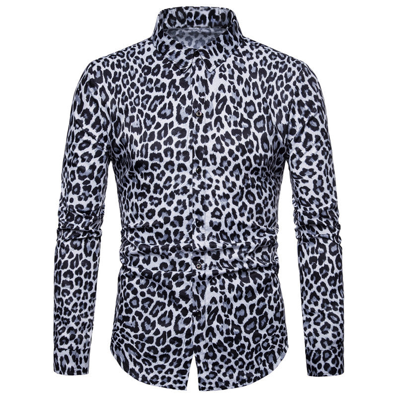 Shirt for men with a striking animal pattern Amarae
