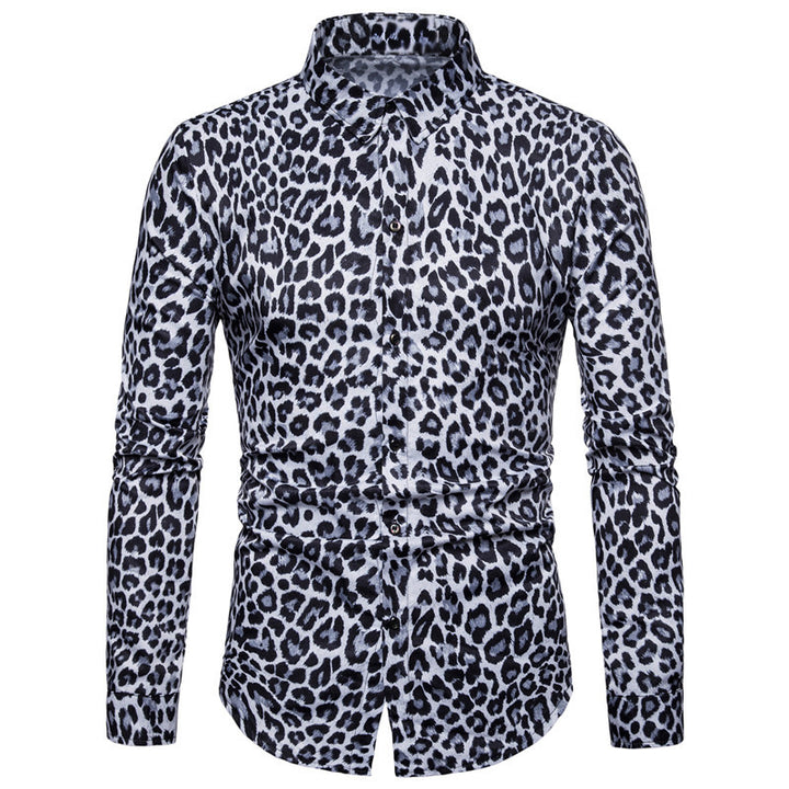 Shirt for men with a striking animal pattern Amarae