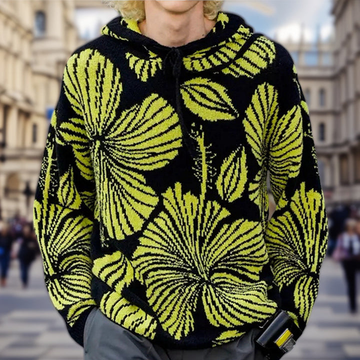 Unisex hoodie with a unique floral design Lune London