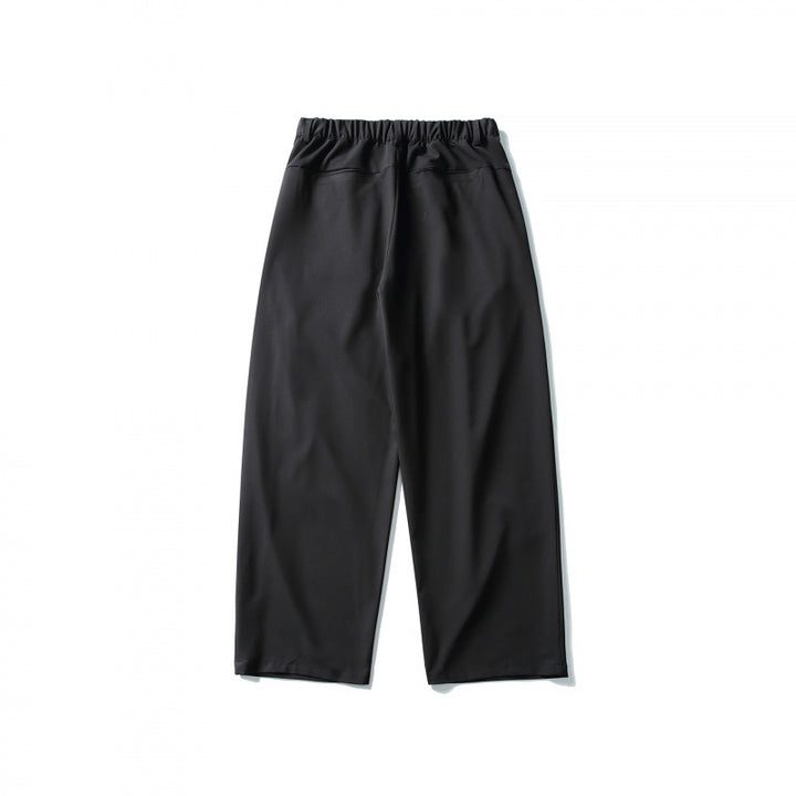 Men's Wide Pleated Culotte Pants with Low Crotch Amarae