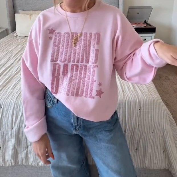 Sweat à capuche pour femme avec impression scintillante Chic & Stil