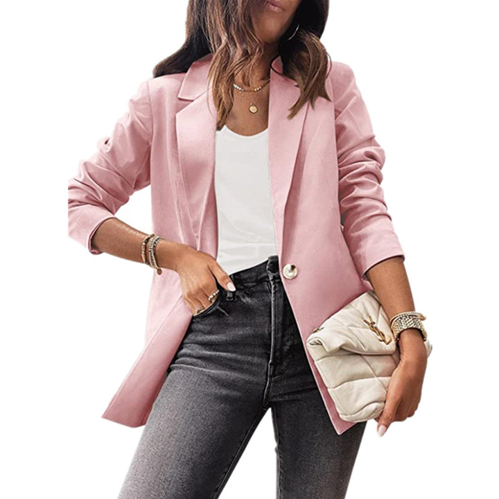 Elegant women’s jacket with original cut and discreet button details Lune London