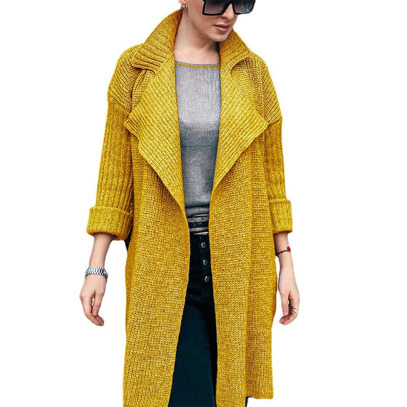 Lune London oversized knit coat for women