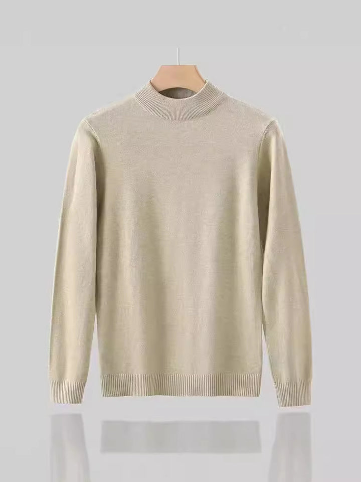 High quality cotton turtleneck sweater for men Lune London