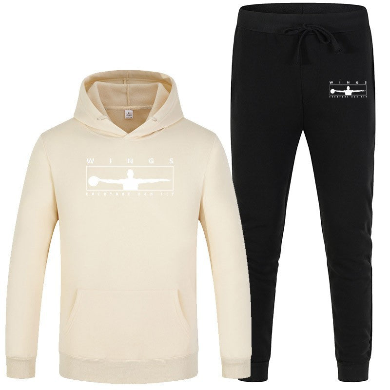 Women's jogging suit with modern logo and comfortable kangaroo pockets Chic & Stil