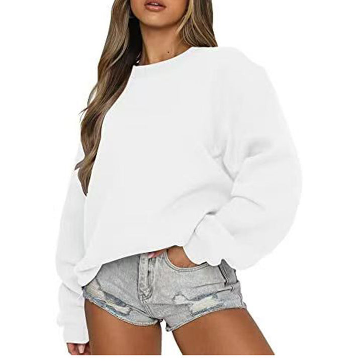 Ladies Oversized Sweatshirt with a relaxed fit and soft sleeves Lune London