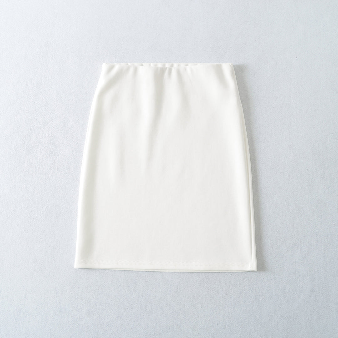 Women's Fitted Jersey Pencil Skirt with High Waist and Stretchy Comfort Material Amarae