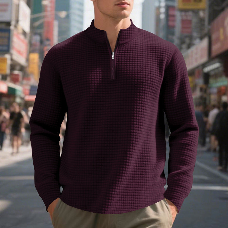 Functional sweater for men with high neck Lune London