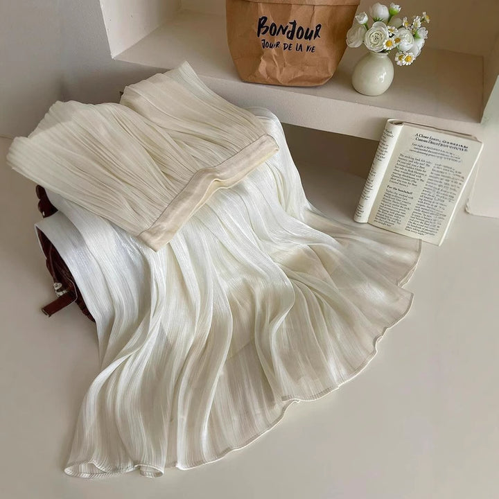 Robe maxi plissée pour femmes Chic & Stil