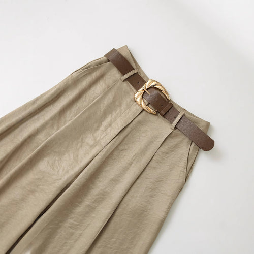 Culottes larges pour femmes avec ceinture à la mode Chic & Stil