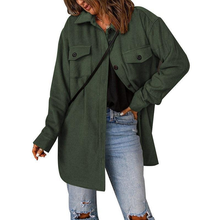 Women Oversized Jacket with Two Chest Pockets Amarae
