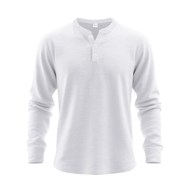 Men's long sleeve shirt with button placket Lune London
