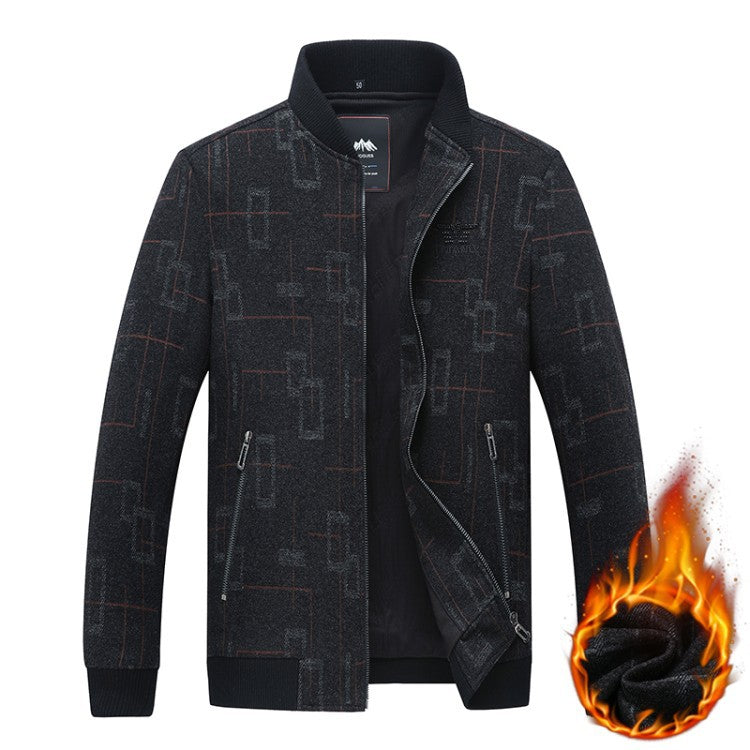 Modern quilted jacket for men with particularly warm inner lining Amarae