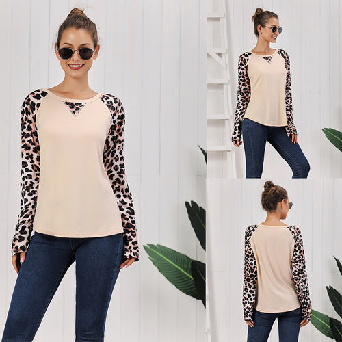 Casual long sleeve shirt for women with graphic pattern and side slits Amarae