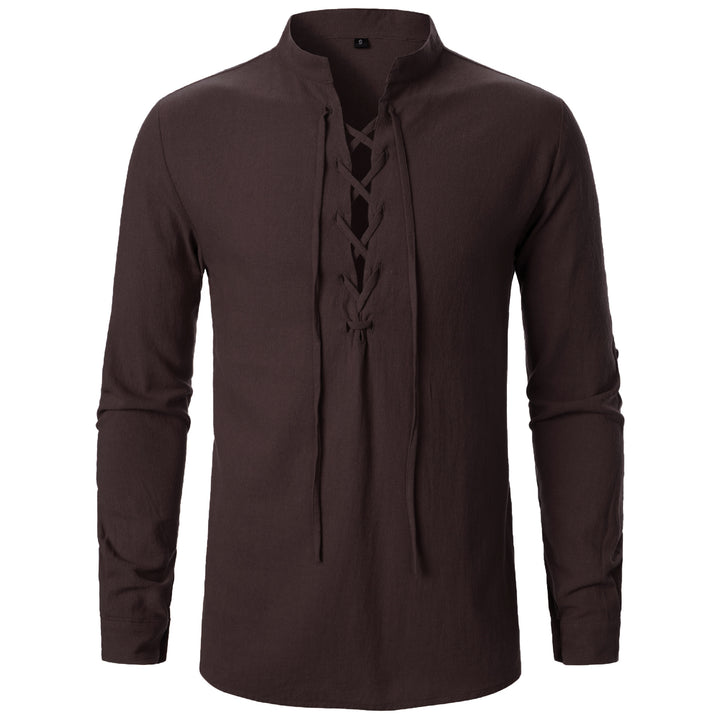 Men Long Sleeve T-shirt with Laces Lune London