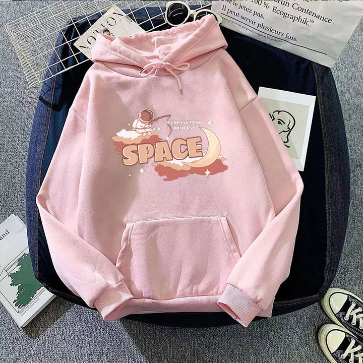 Women’s hoodie with creative space design Chic & Stil