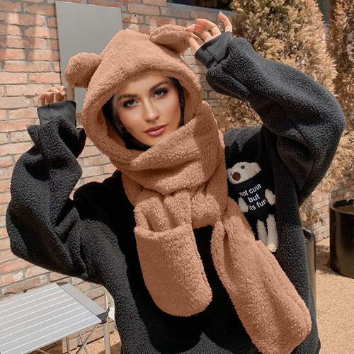 Ladies Cozy Beanie with Chic Scarf and Style