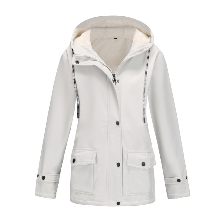 Ladies Functional Winter Jacket with Fleece Lining and Hood Lune London
