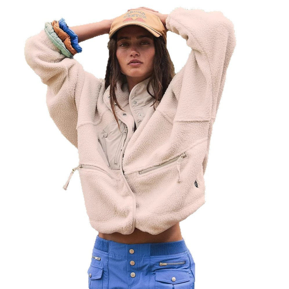 Elegant and comfortable fleece jacket for women Lune London