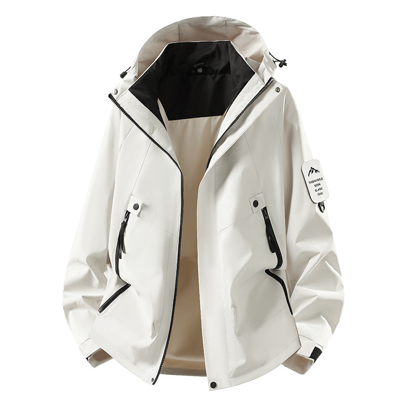 Men's Two-in-One Weather Protection Jacket with Removable Padded Vest and Adjustable Hood Amarae