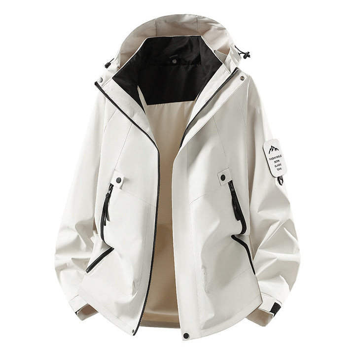 Men's Two-in-One Weather Protection Jacket with Removable Padded Vest and Adjustable Hood Amarae