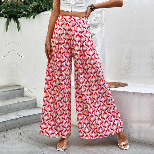 Chic and stylish flared patterned pants for women