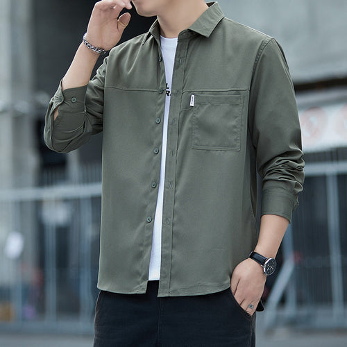 Casual overshirt jacket for men with practical pockets Amarae