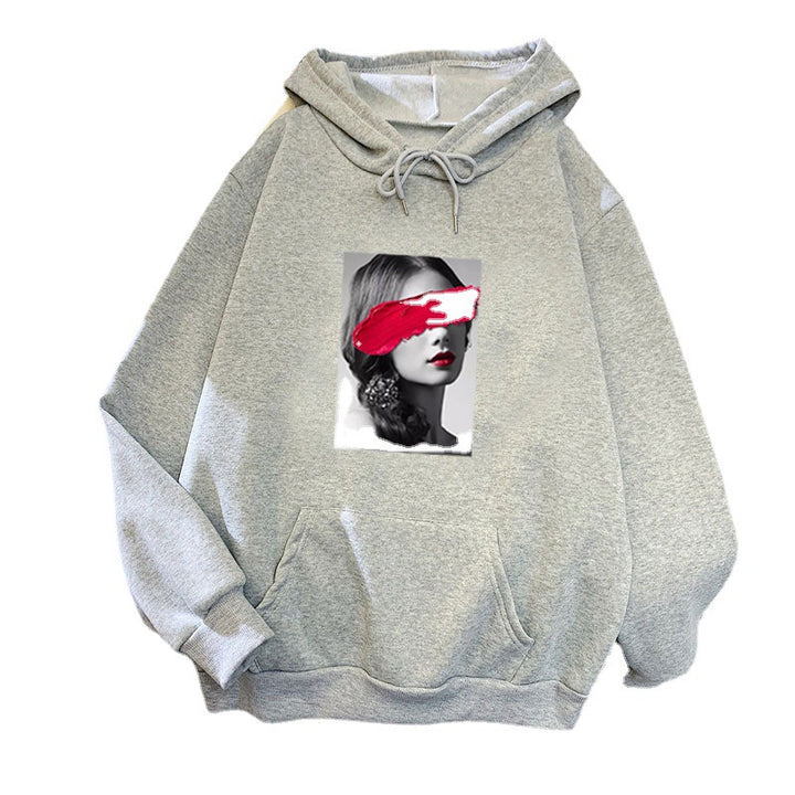 Women's hoodie with creative art design Chic & Stil
