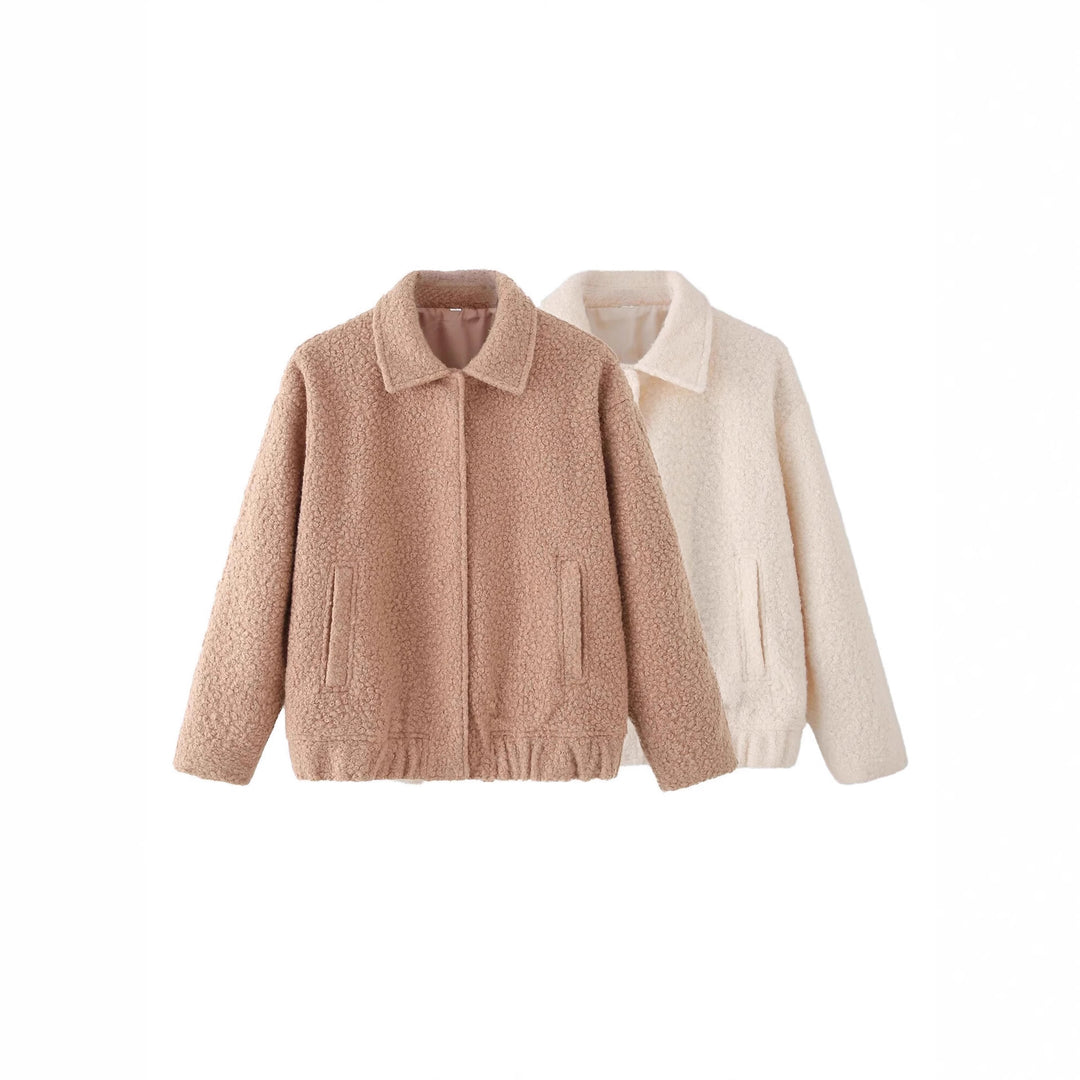 Teddy jacket for women, durable and cozy, with elastic waistband Lune London