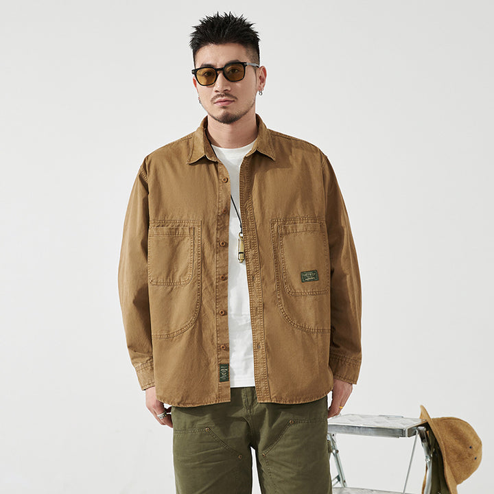 Utility shirt for men with practical pockets Lune London