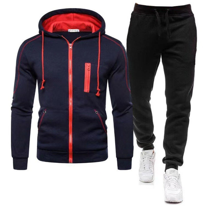 Sport suit for men with functional zip pockets and breathable fabric Lune London