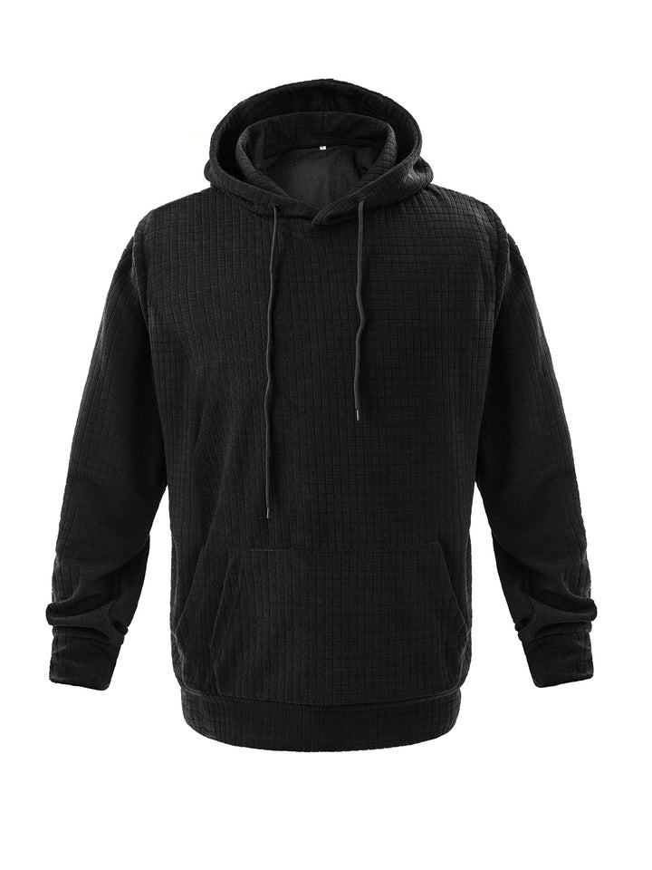 Men's casual hoodie with a fine texture design Amarae