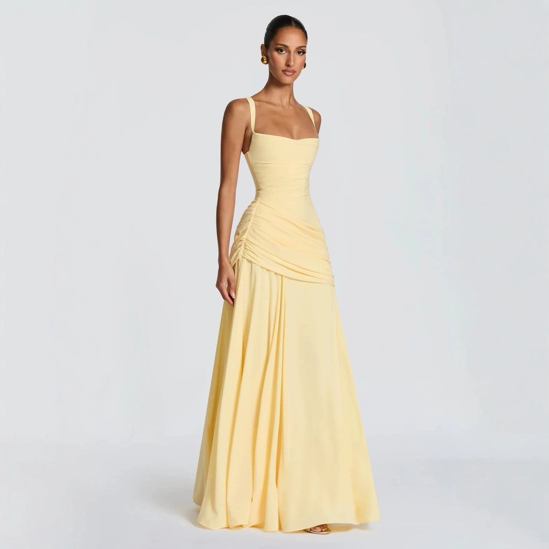 Women's Sheath Dress with Sophisticated Draping Amarae