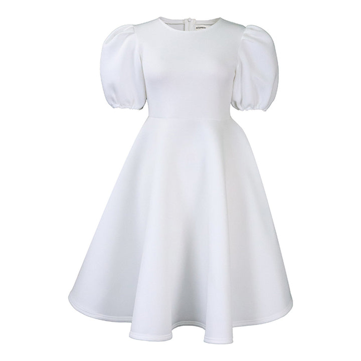 Skater dress for women with voluminous sleeves and a flared skirt Lune London