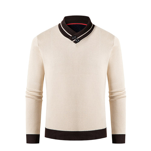 Elegant sweater for men with trendy V-neck Amarae