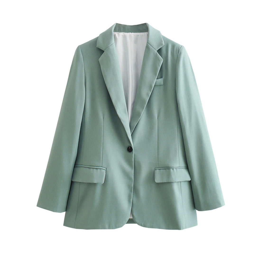 Tailored women's jacket with elegant lapels and practical pockets Lune London