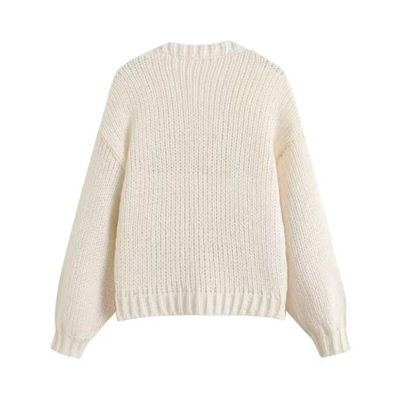 Sweater pour femmes avec broderie fruitée Chic & Stil