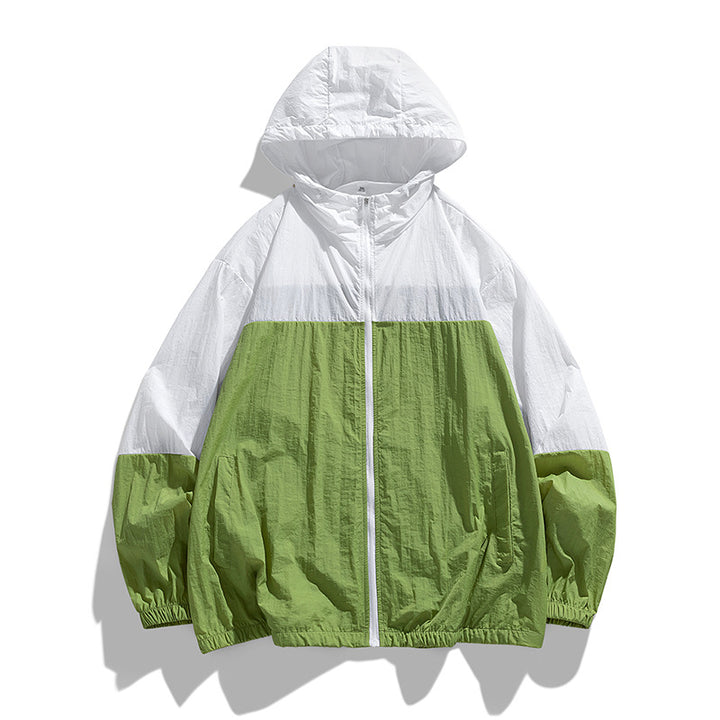 Lightweight windbreaker hoodie for women Lune London
