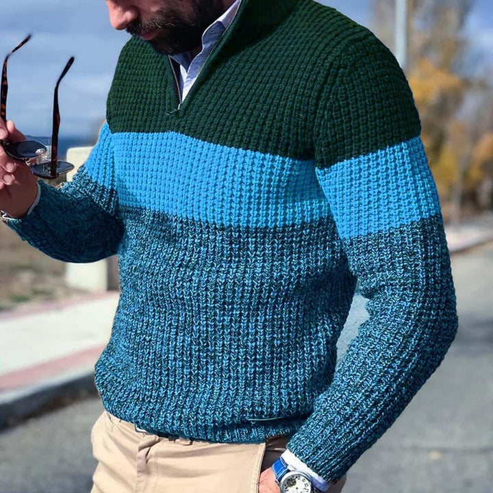 Chic Und Stil | Comfortable Knitted Sweater for Men