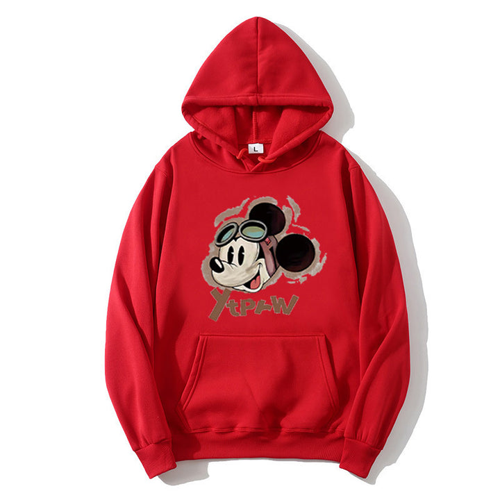 Women's hoodie with creative Mickey Mouse design Chic & Stil