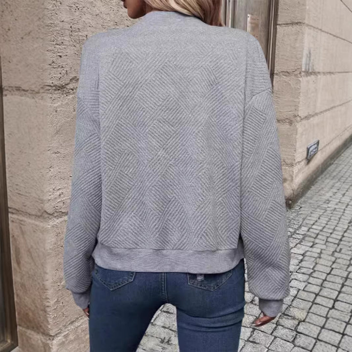 Veste en fleece pour femmes de loisirs avec surface structurée Chic & Stil