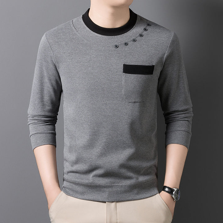 Trendy sweatshirt for men with unique detail accents and a practical chest pocket Lune London