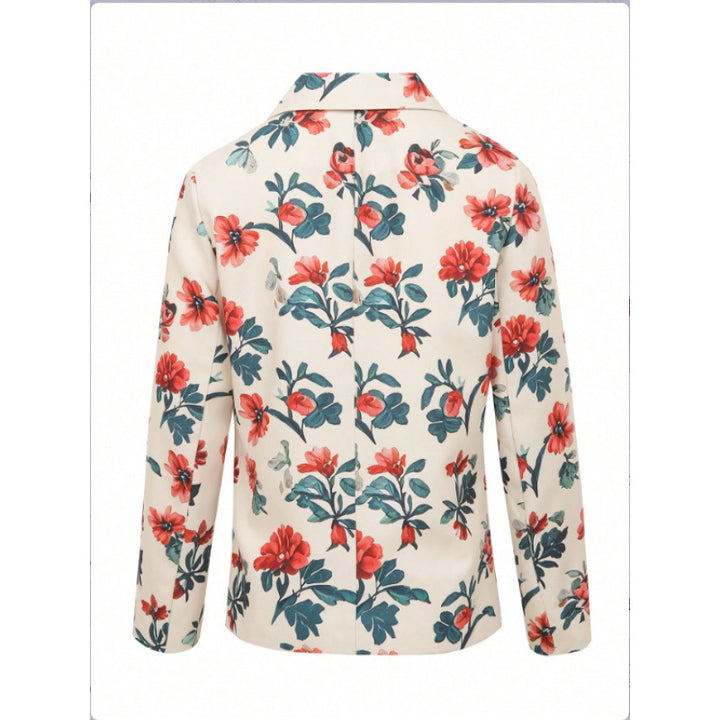 Women's jacket with floral patterns and modern cut Lune London