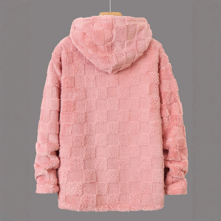 Men's fleece jacket with a structured design and a practical zipper Lune London